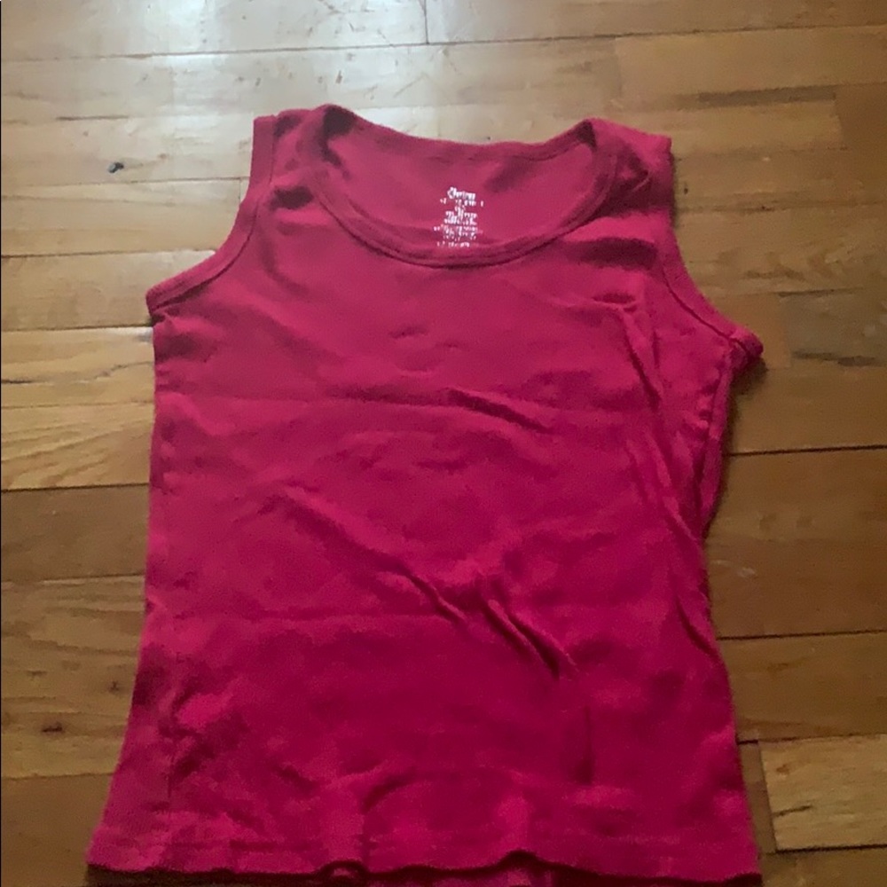 Pink tank-top